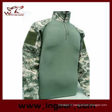 Tactique militaire uniforme chemise Camouflage Airsoft uniforme costume de grenouille